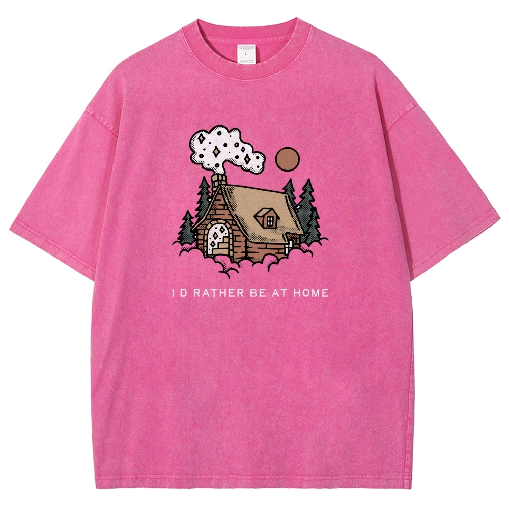 Washed T-Shirt | Forest Cabin Unisex Fit | TIDESENCE