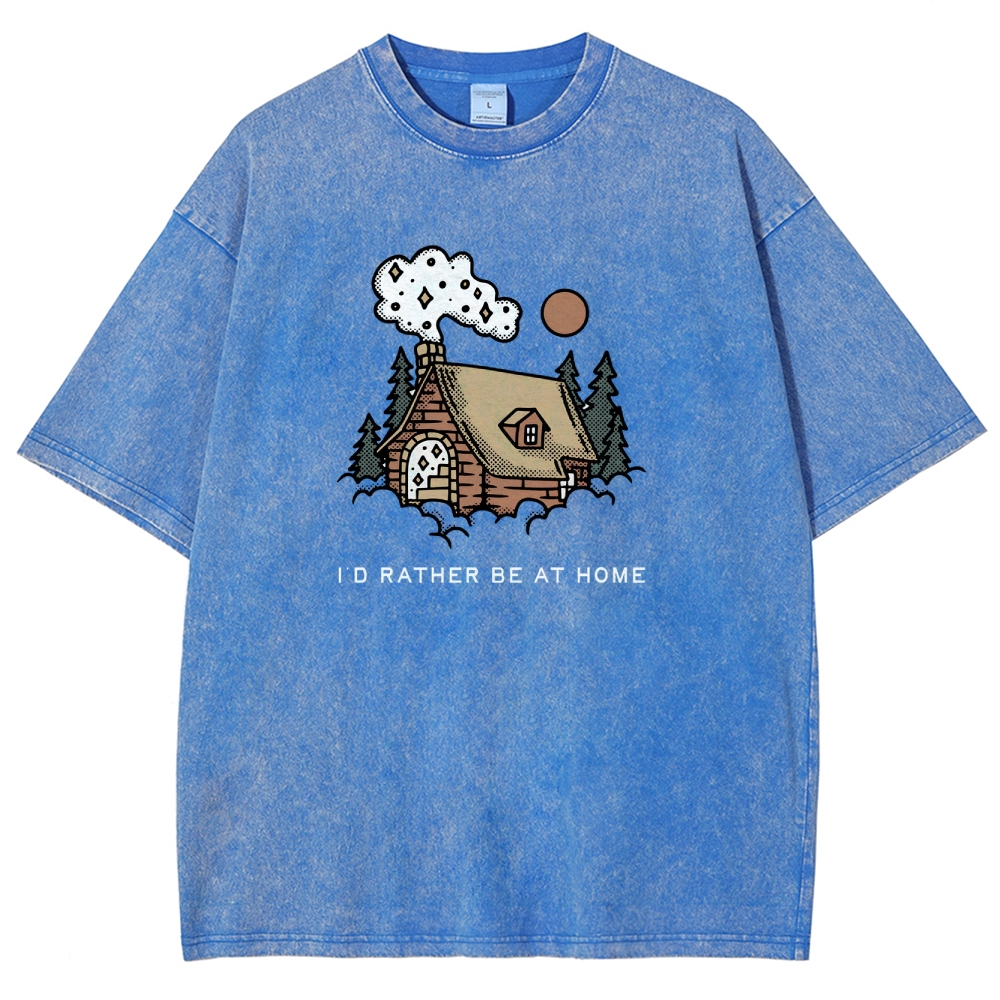 Washed T-Shirt | Forest Cabin Unisex Fit | TIDESENCE