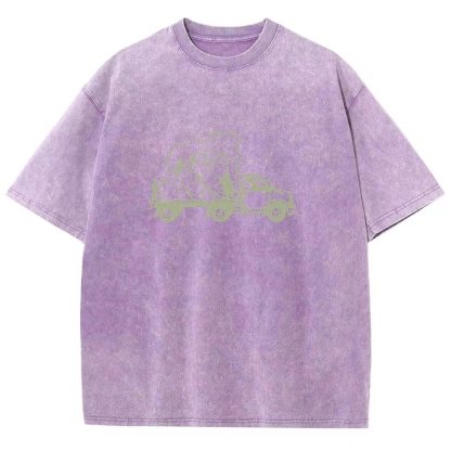 Washed T-Shirt | Forest Adventure Unisex Fit TEE | TIDESENCE