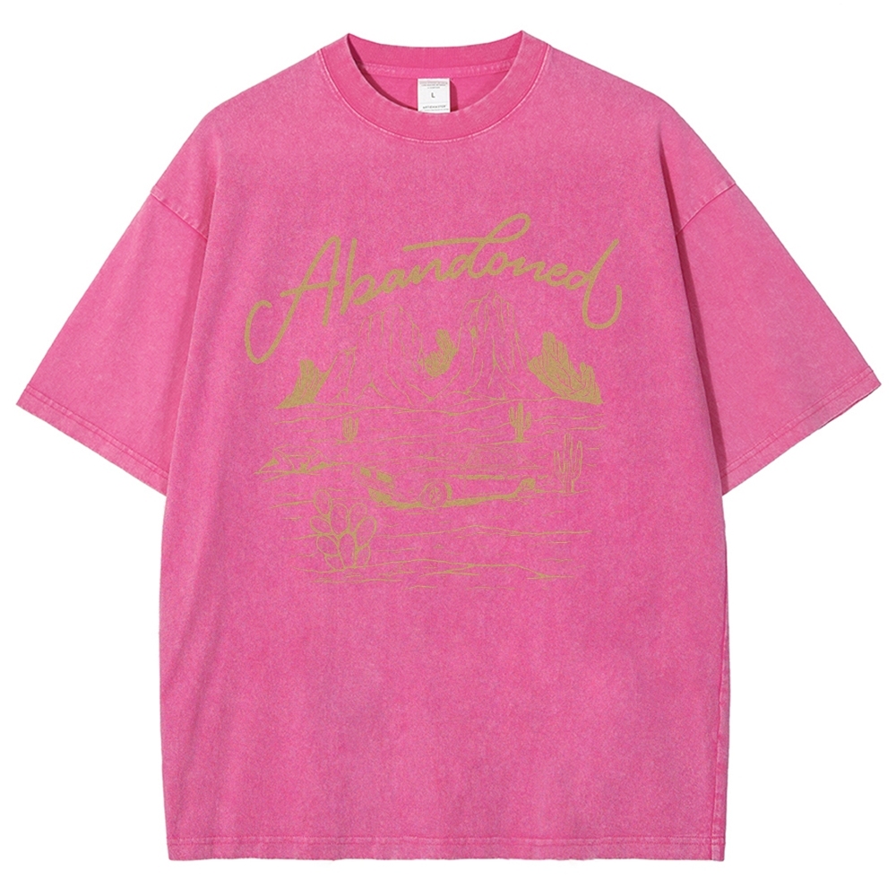 Washed T-Shirt | Desert Adventure Unisex Fit TEE | TIDESENCE