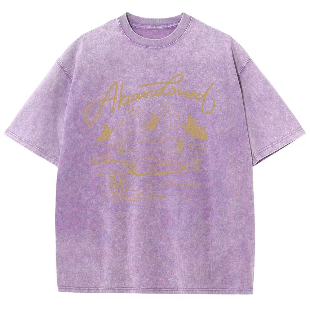 Washed T-Shirt | Desert Adventure Unisex Fit TEE | TIDESENCE