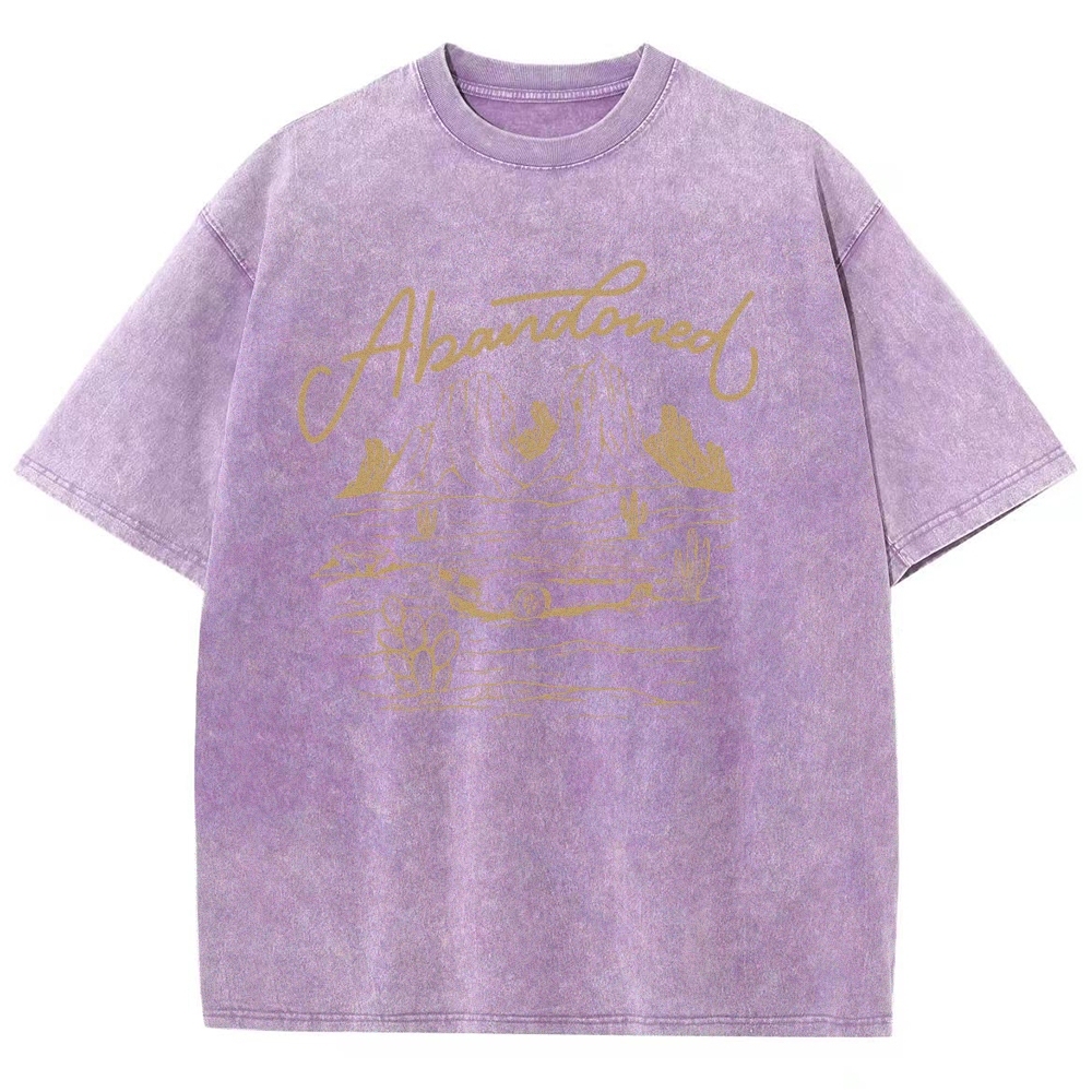 Washed T-Shirt | Desert Adventure Unisex Fit TEE | TIDESENCE