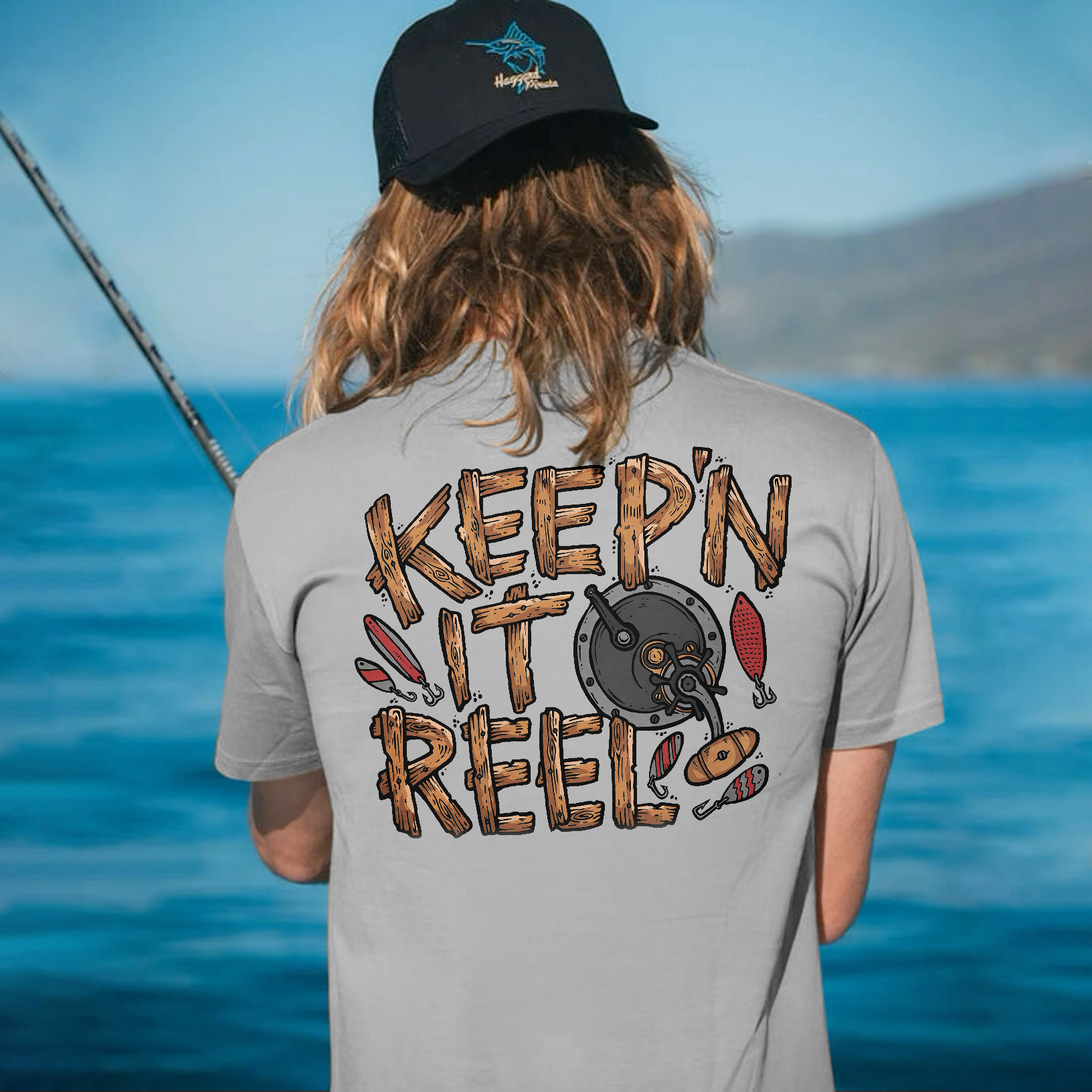 Keep'n It Reel Print T-shirt