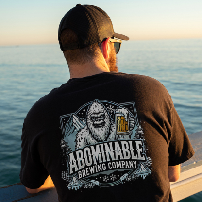 Abominable Brewing Company Printed Men's T-shirt