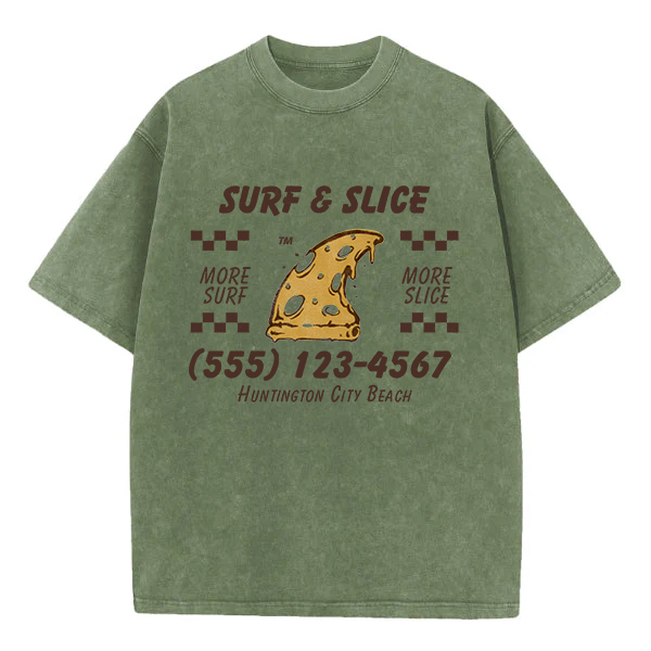 Washed T-Shirt | Surf & Slice Washed TEE