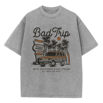Washed T-Shirt | Bad Trip Unisex Fit Washed TEE