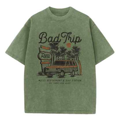 Washed T-Shirt | Bad Trip Unisex Fit Washed TEE