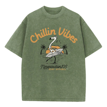 Washed T-Shirt | Chillin Vibes Unisex Fit Washed TEE