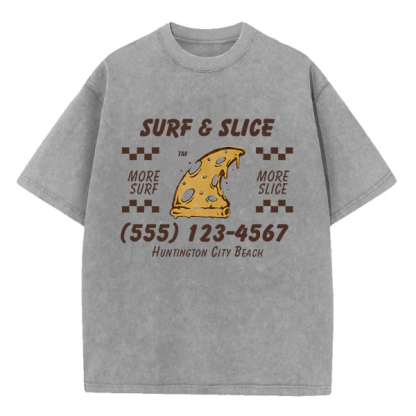 Washed T-Shirt | Surf & Slice Washed TEE
