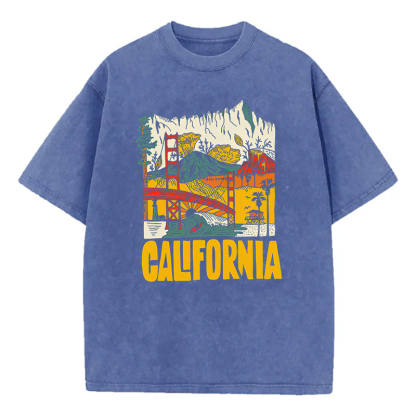 Washed T-Shirt | California Unisex Fit Washed TEE