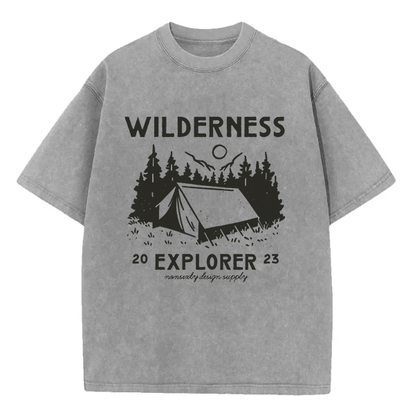 Washed T-Shirt | Wildness Explorer Washed TEE