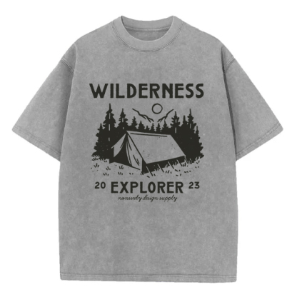 Washed T-Shirt | Wildness Explorer Washed TEE