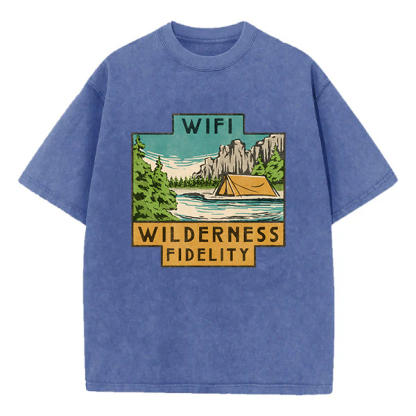 Washed T-Shirt | Wifi Wilderness Fidelity Washed TEE