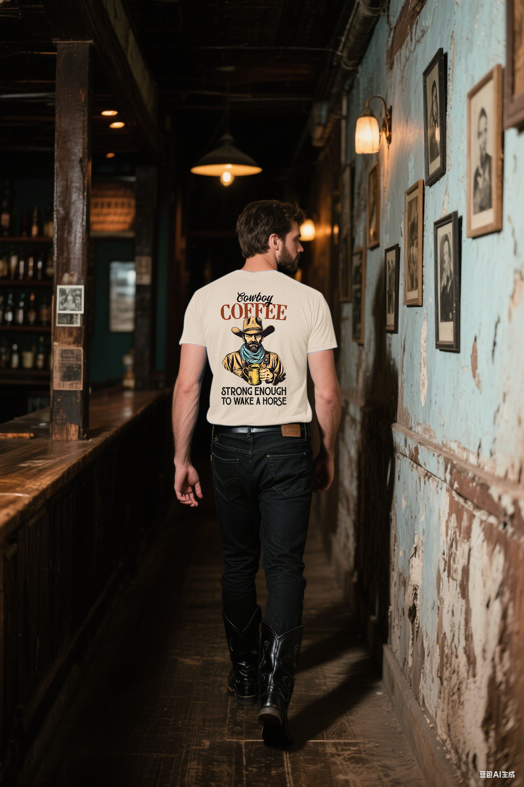 Vintage Western Coffee Ranch Tee