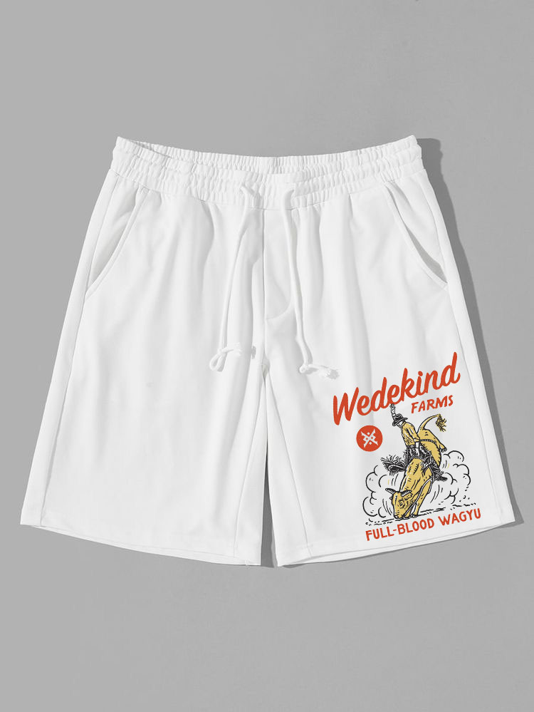 Cowboy Print Men's Shorts