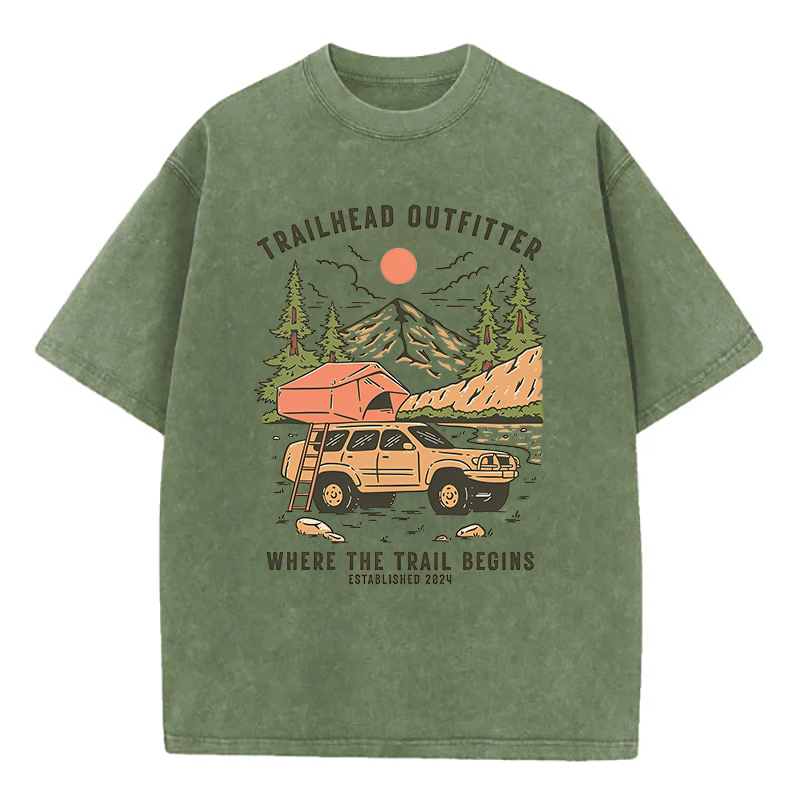 Washed T-Shirt | Trailhead Outfitter Unisex Fit Washed TEE