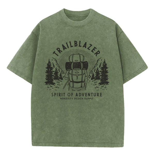 Washed T-Shirt | Trailblazer Spirt Of Adventure Washed TEE
