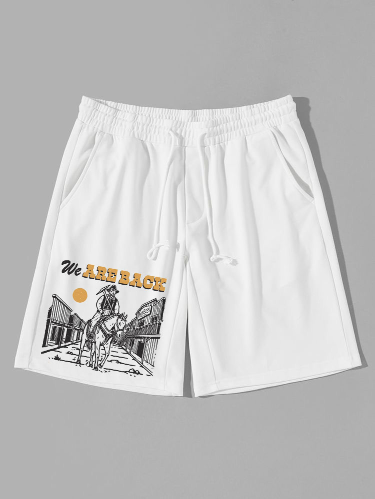 Wild West Graphic Men's Shorts