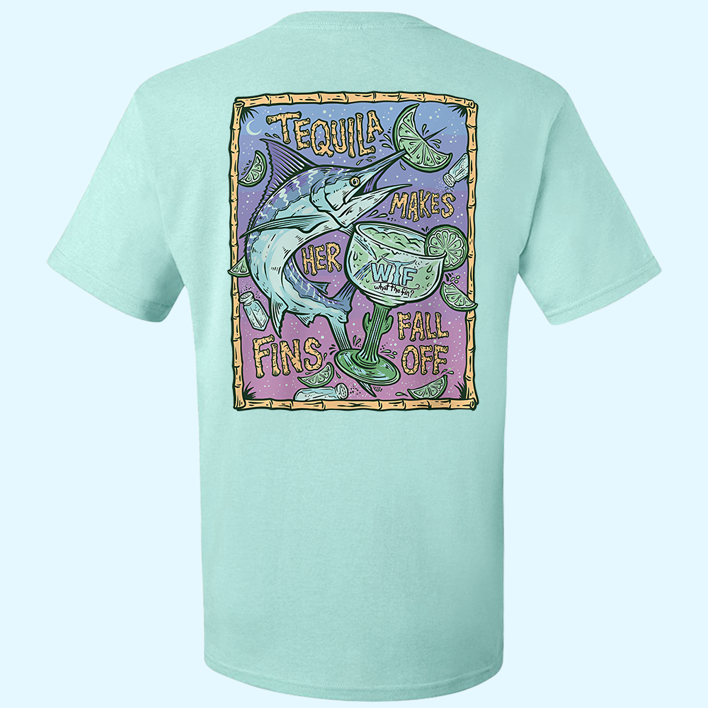 Tequila Swordfish Print T-shirt