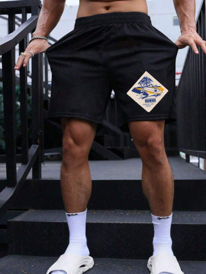 American West Themed Men's Shorts