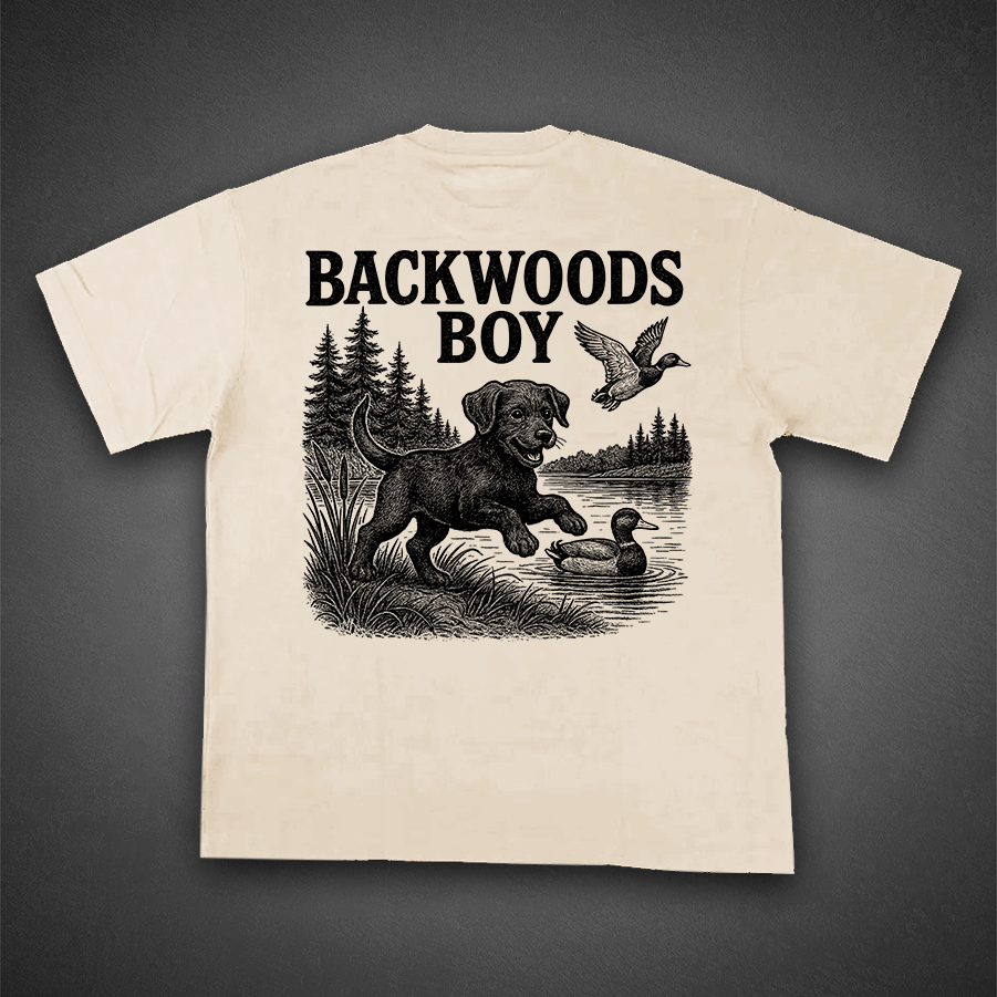 Cowboy Dog Vintage Illustration Tee