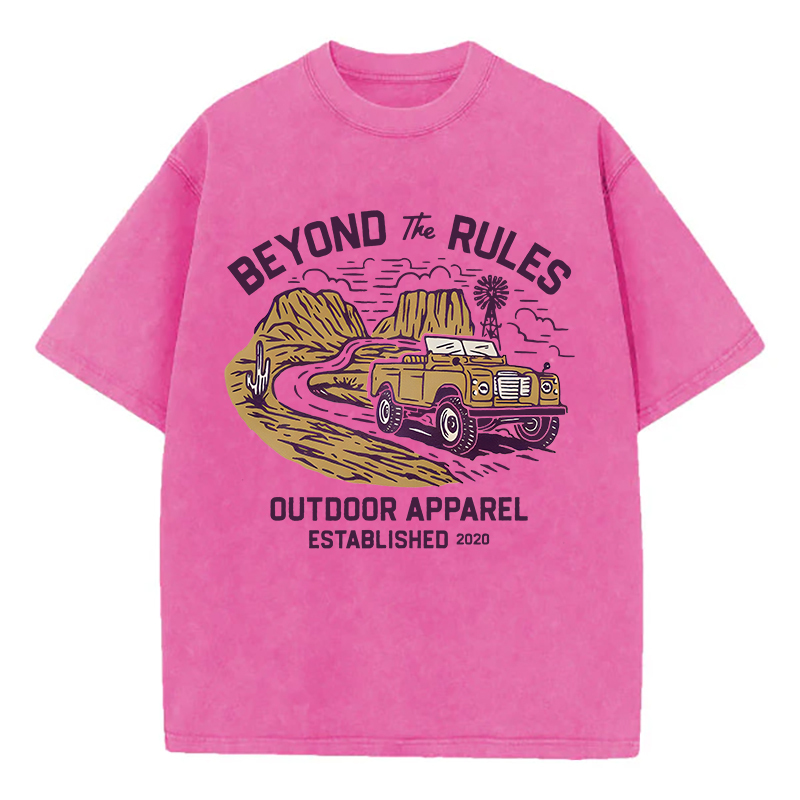 Washed T-Shirt | Beyond The Rules Unisex Fit Washed TEE