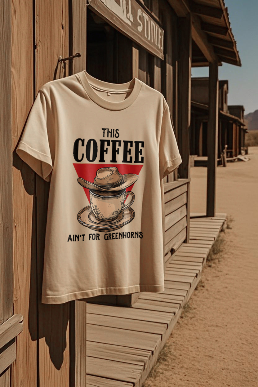 Lone Star Coffee Cowboy Tee