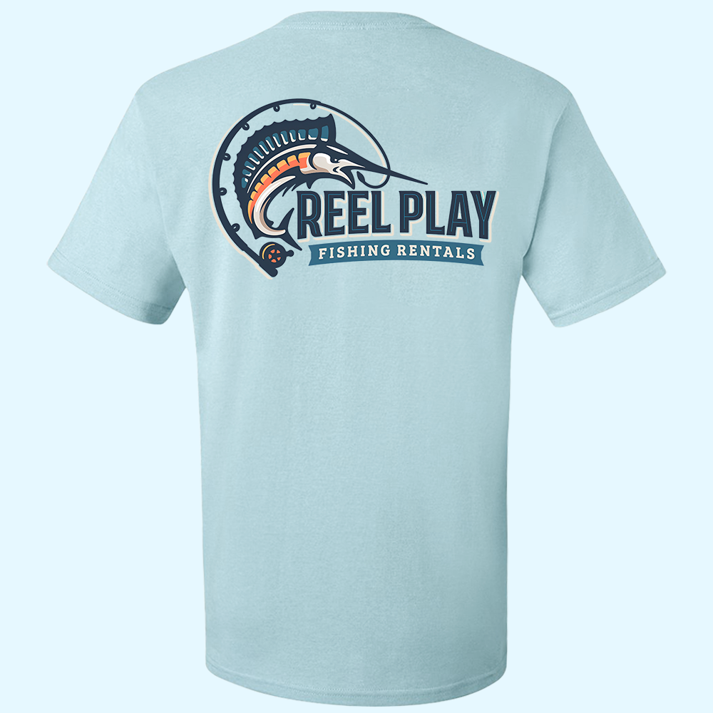 Reel Play Fishing Rentals Printed Men's T-shirt