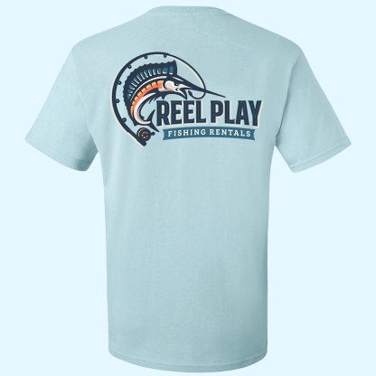 Reel Play Fishing Rentals Printed Men's T-shirt