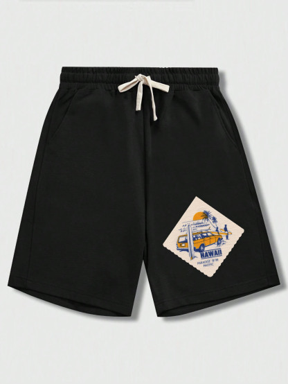 American West Themed Men's Shorts