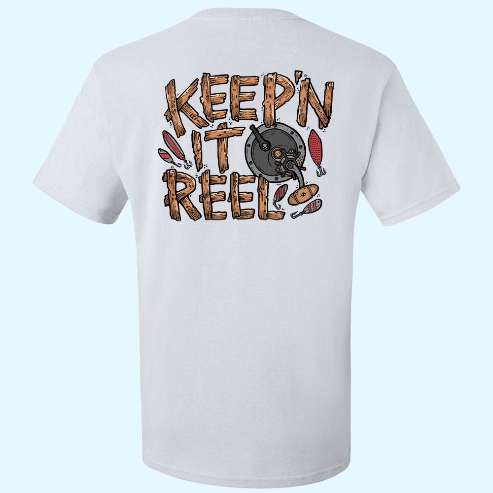 Keep'n It Reel Print T-shirt