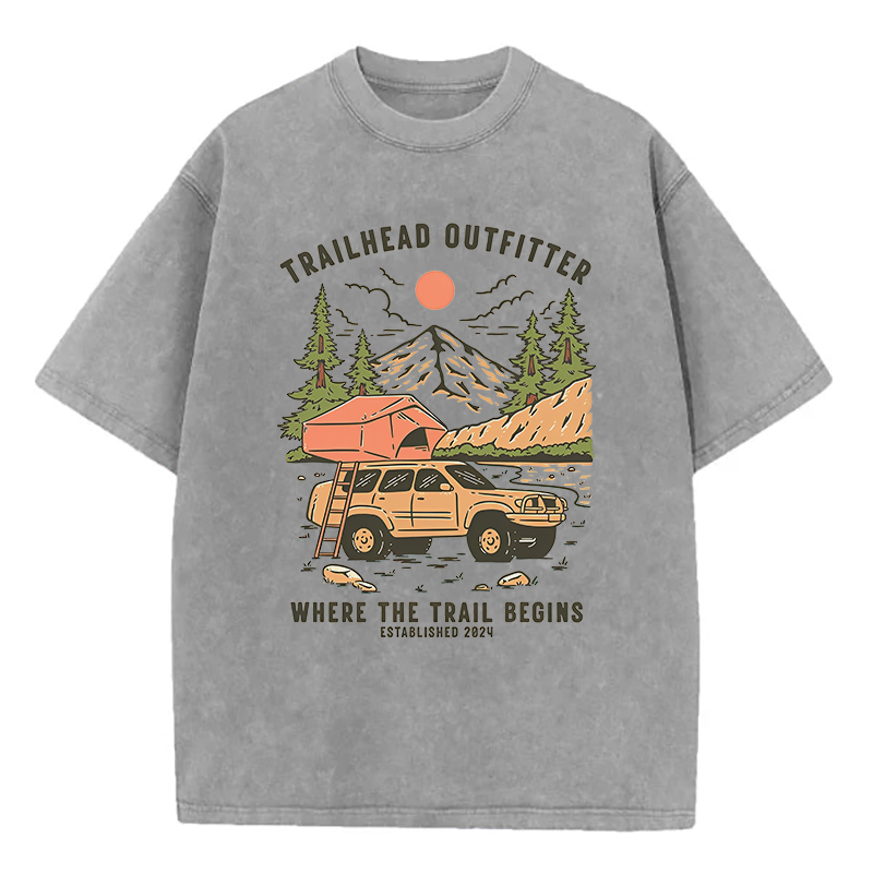 Washed T-Shirt | Trailhead Outfitter Unisex Fit Washed TEE