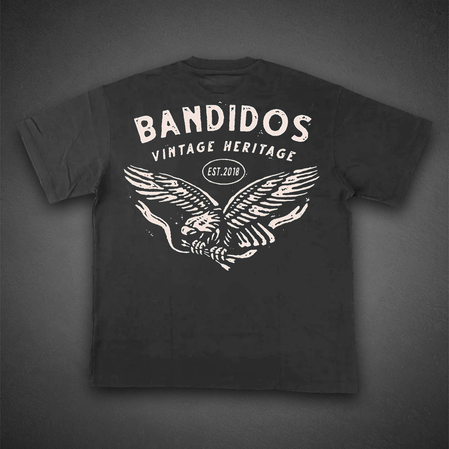 Western Eagle & Buffalo Graphic T-Shirt