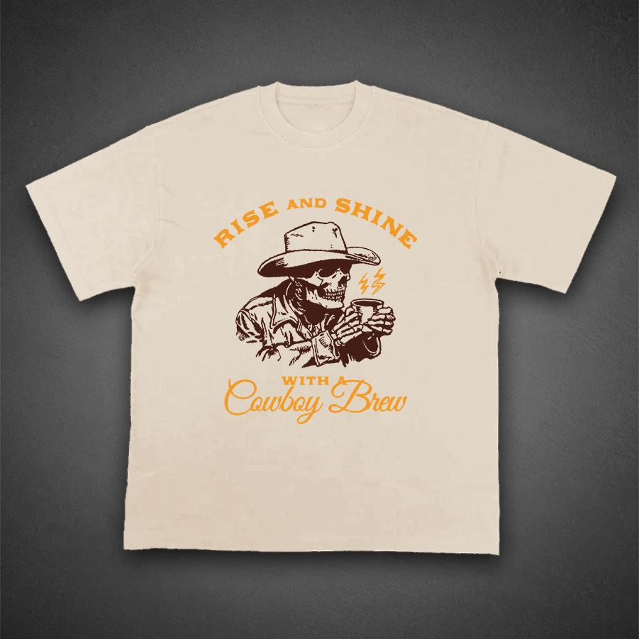 Vintage Western Brew Crew Shirt