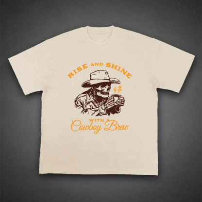Vintage Western Brew Crew Shirt