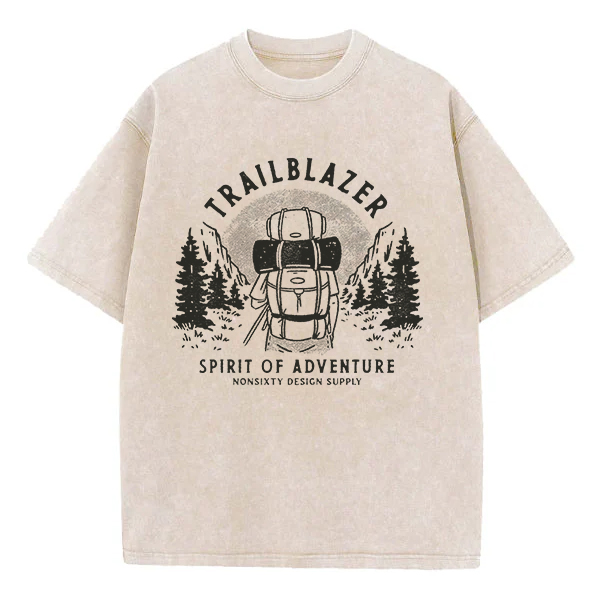 Washed T-Shirt | Trailblazer Spirt Of Adventure Washed TEE
