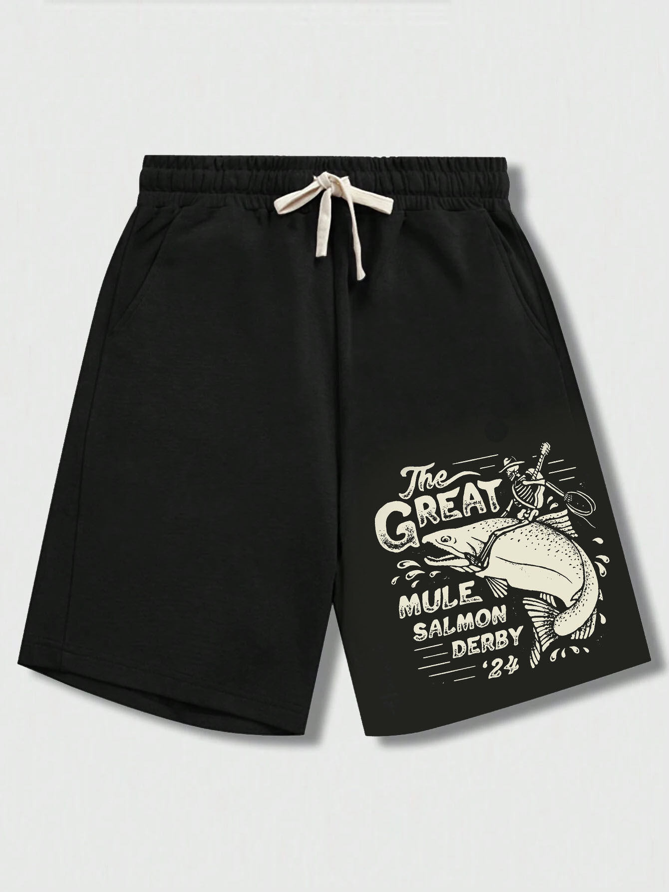 Western Pattern Men's Casual Shorts