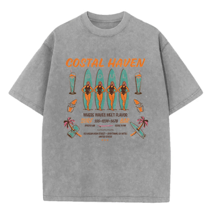 Washed T-Shirt | Coastal Haven Washed TEE