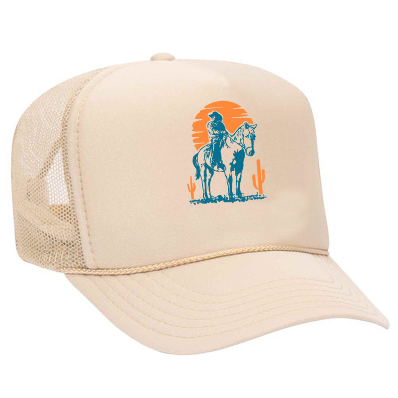 Cowboy & Trusty Steed Tan Foam