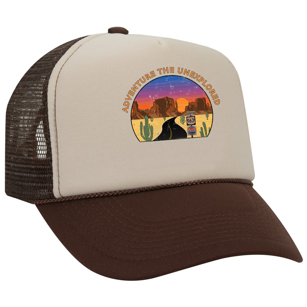 MONUMENT VALLEY BROWN/TAN FOAM HAT