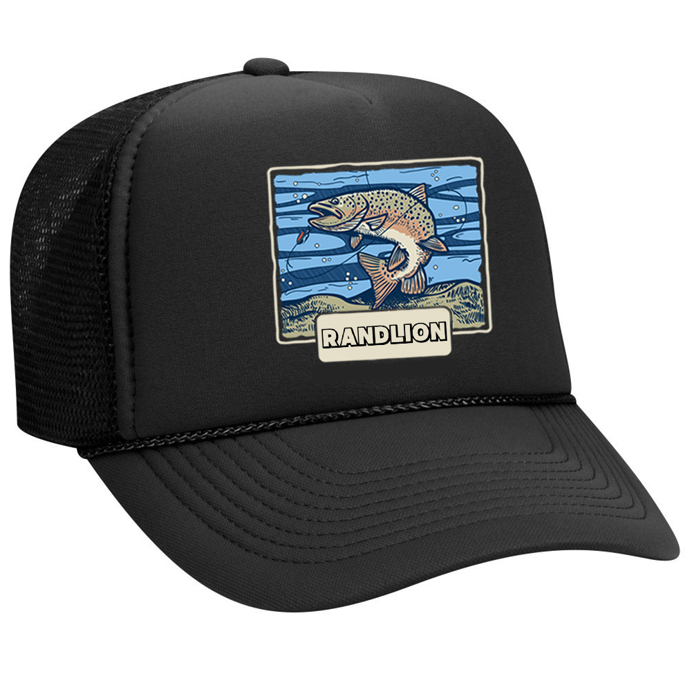 Trout Black Foam Hat