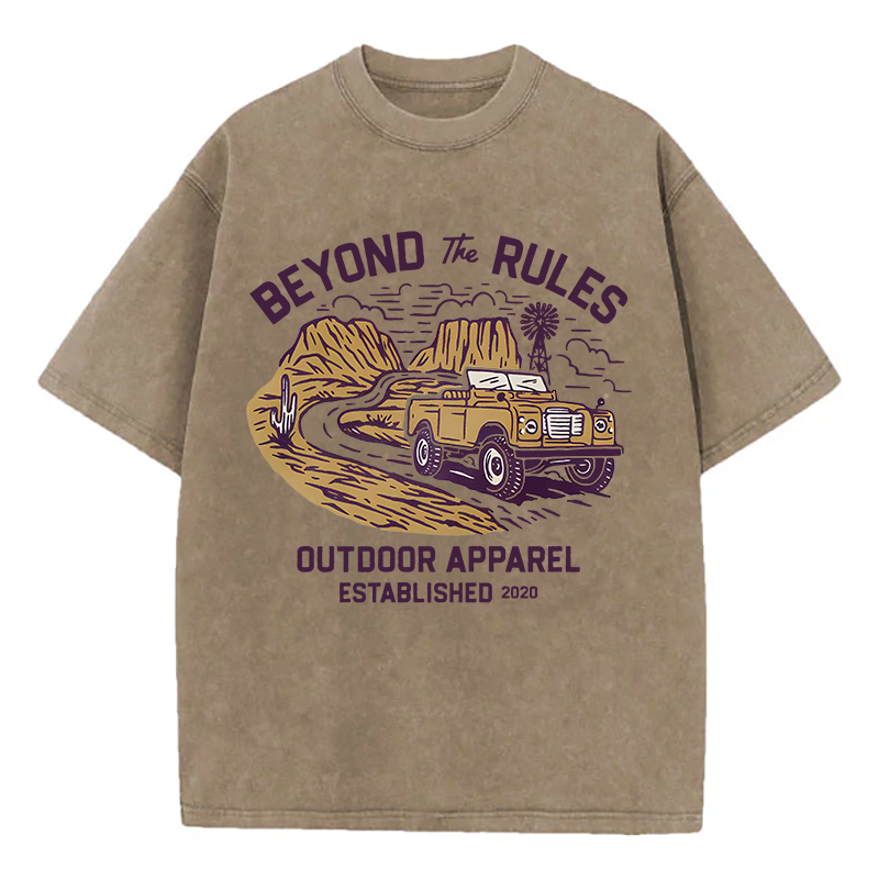 Washed T-Shirt | Beyond The Rules Unisex Fit Washed TEE
