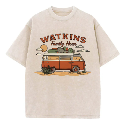 Washed T-Shirt | Watkins Family Hour Unisex Fit Washed TEE