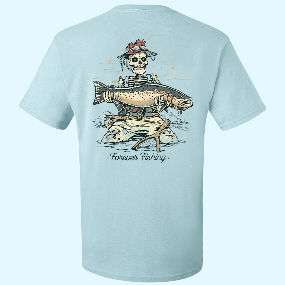 Forever Fishing Printed Men's T-shirt