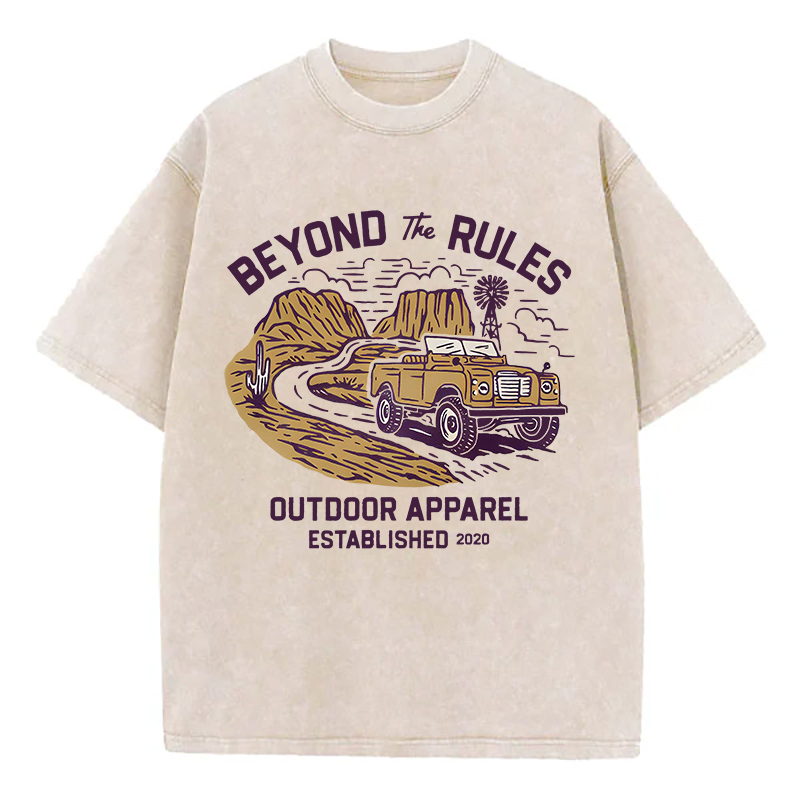 Washed T-Shirt | Beyond The Rules Unisex Fit Washed TEE