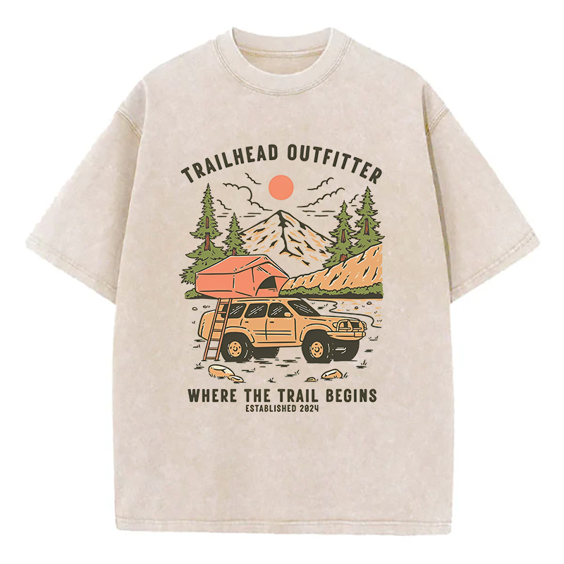 Washed T-Shirt | Trailhead Outfitter Unisex Fit Washed TEE