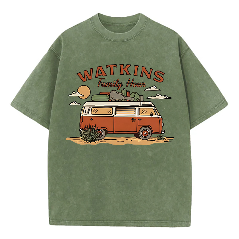 Washed T-Shirt | Watkins Family Hour Unisex Fit Washed TEE
