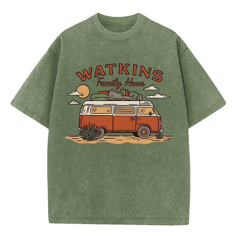 Washed T-Shirt | Watkins Family Hour Unisex Fit Washed TEE