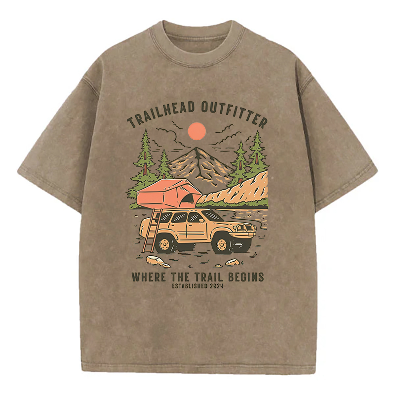 Washed T-Shirt | Trailhead Outfitter Unisex Fit Washed TEE