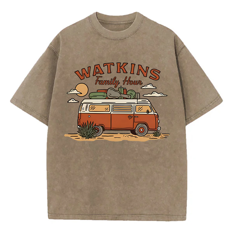 Washed T-Shirt | Watkins Family Hour Unisex Fit Washed TEE